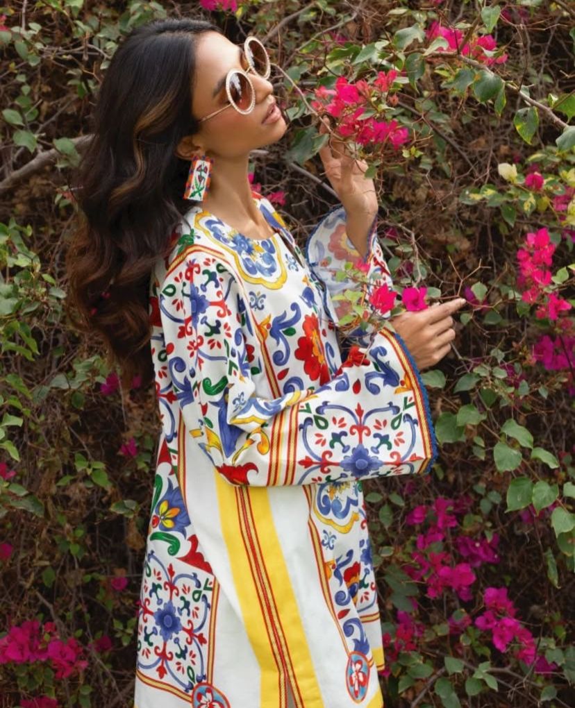 Colorful Tile Print 2-Piece