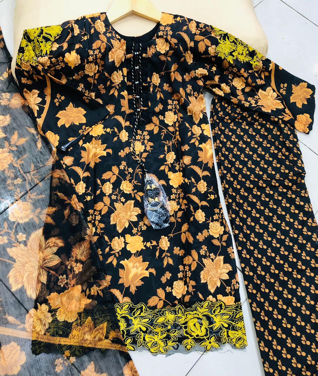 Golden Petal 2-Piece Suit