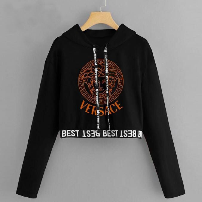 Crop style hoodie